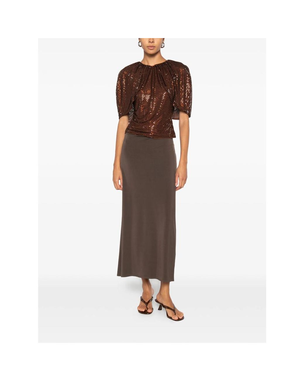 Self-Portrait Brown Tops