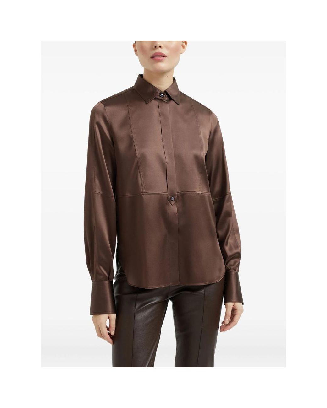Brunello Cucinelli Brown Tops