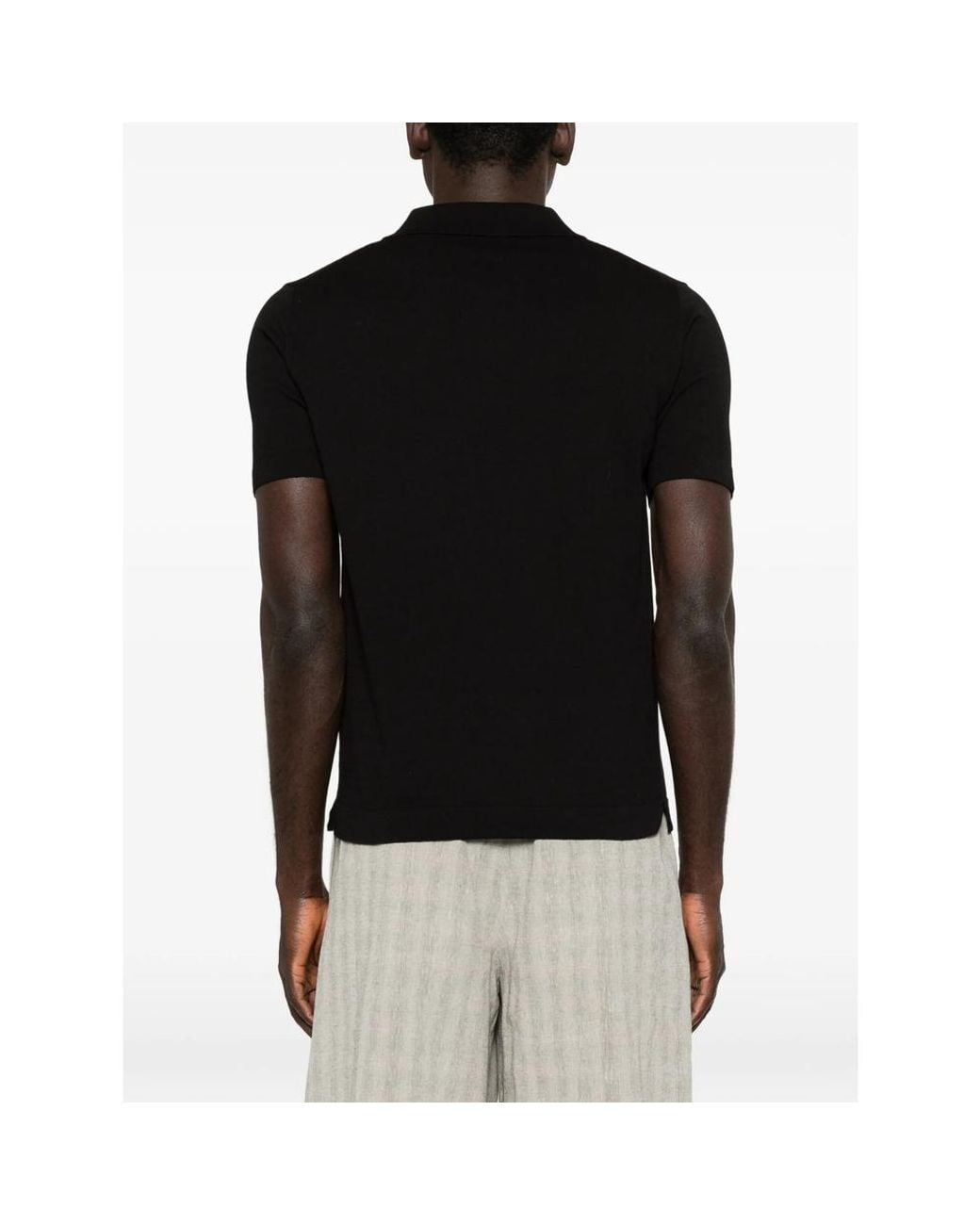 Eraldo Black Short-Sleeve T-Shirt for men