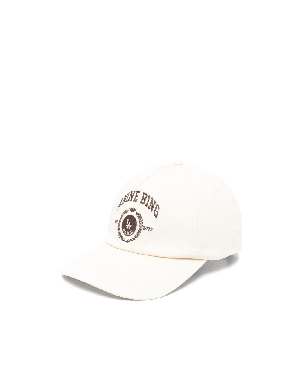 Anine Bing White Jeremy Baseball Cap Collegiate