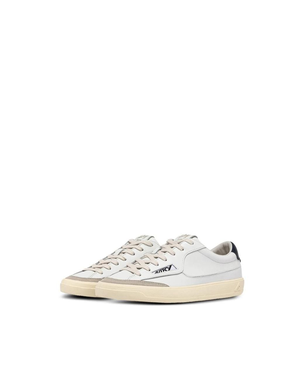 Autry White Windscape Low-Top Sneakers for men
