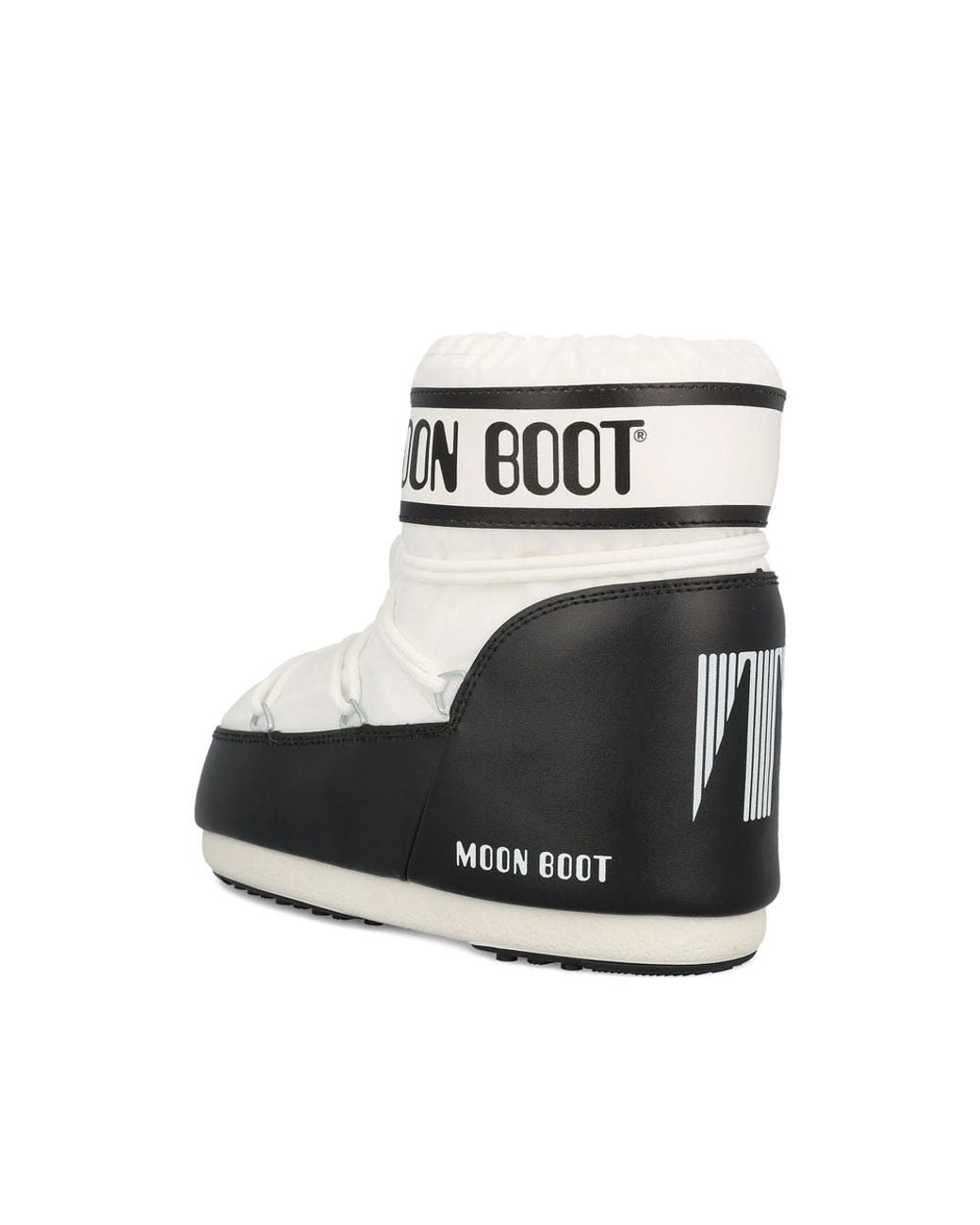 Moon Boot White Icon Low Two-Tone Boots for men