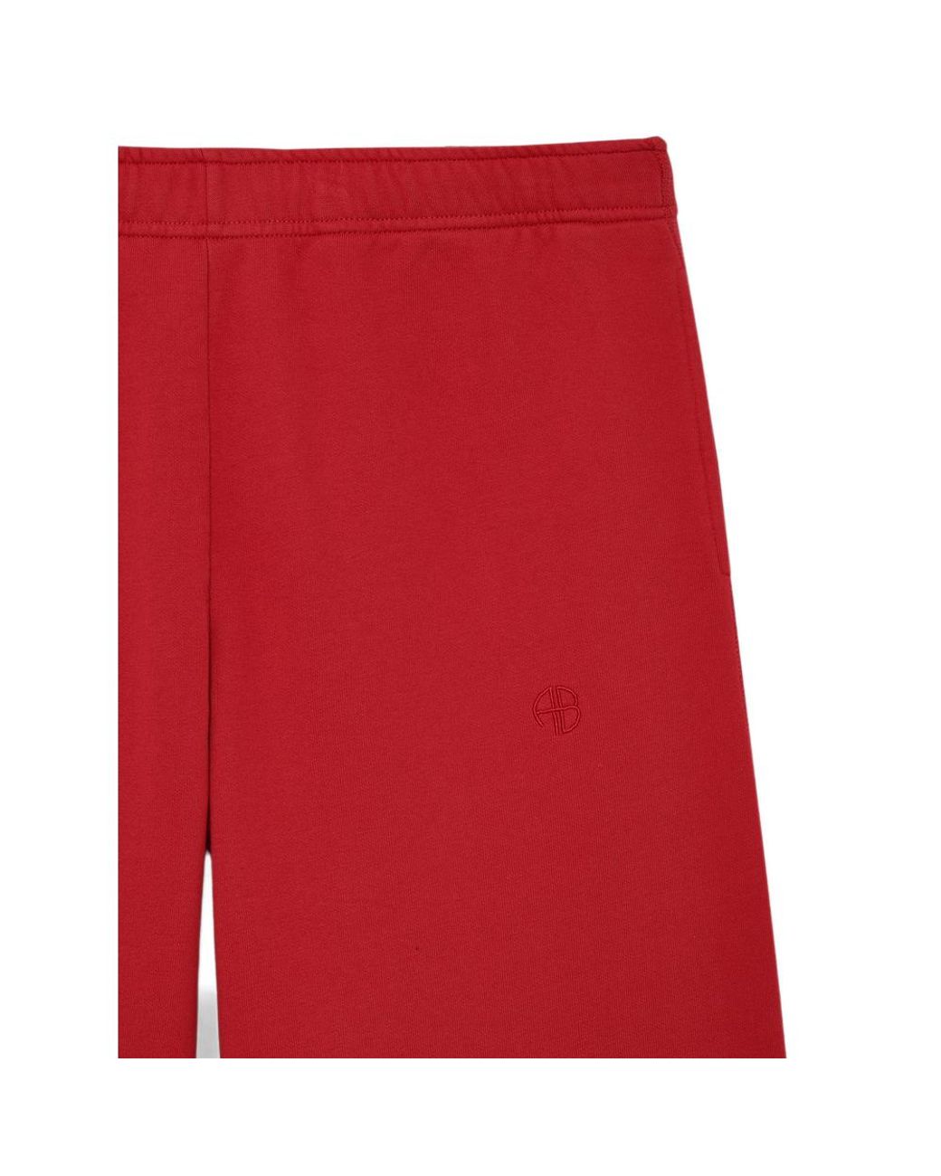 Anine Bing Red Kacey Sweatpants