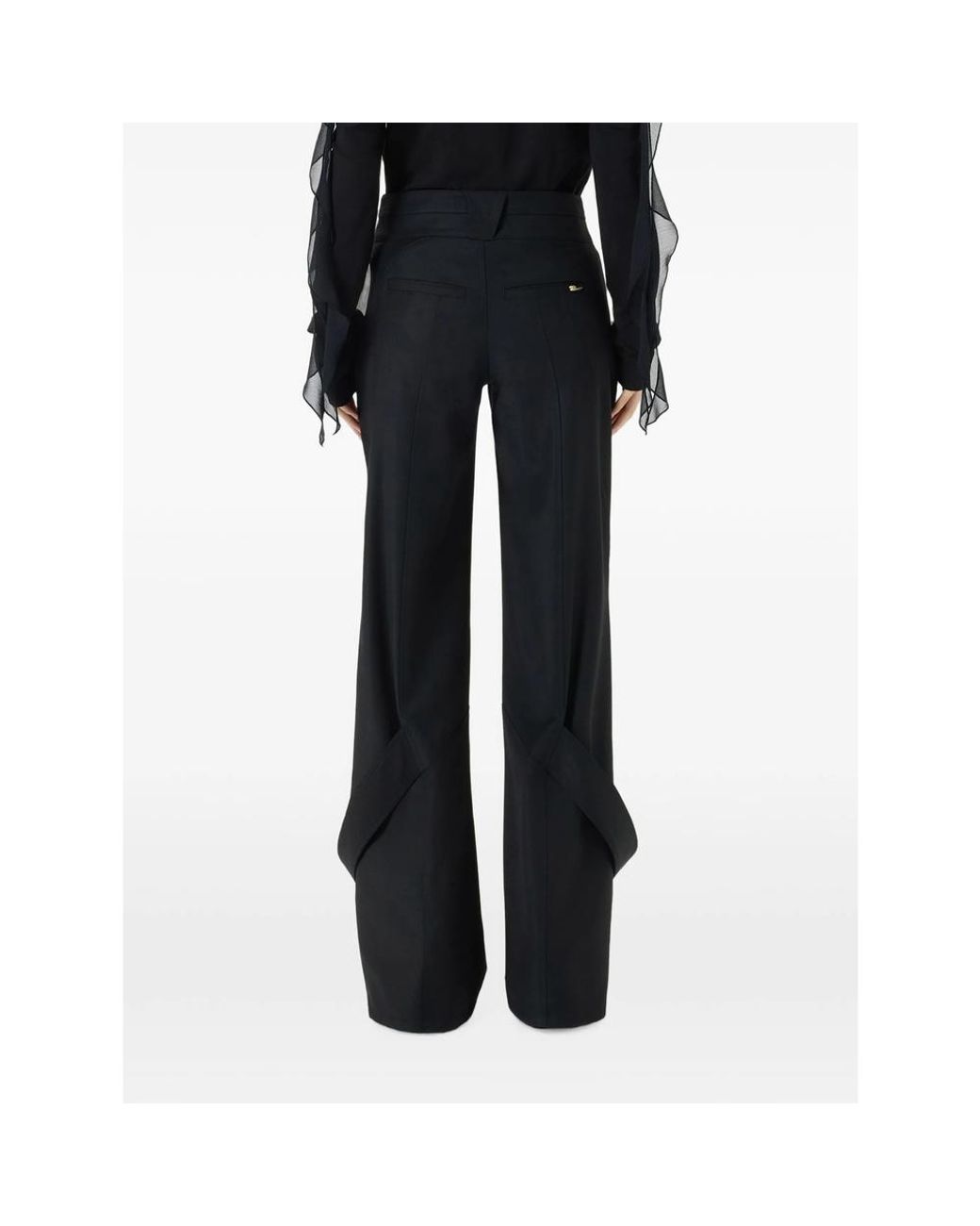 Blumarine Black Wide Trousers
