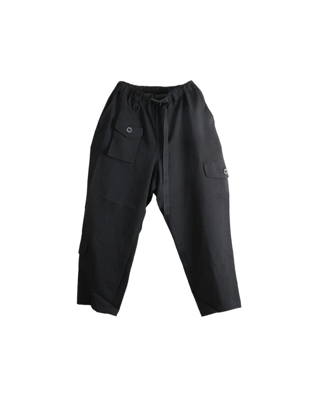 Y-3 Black Sport Uniform Tapered Trousers for men