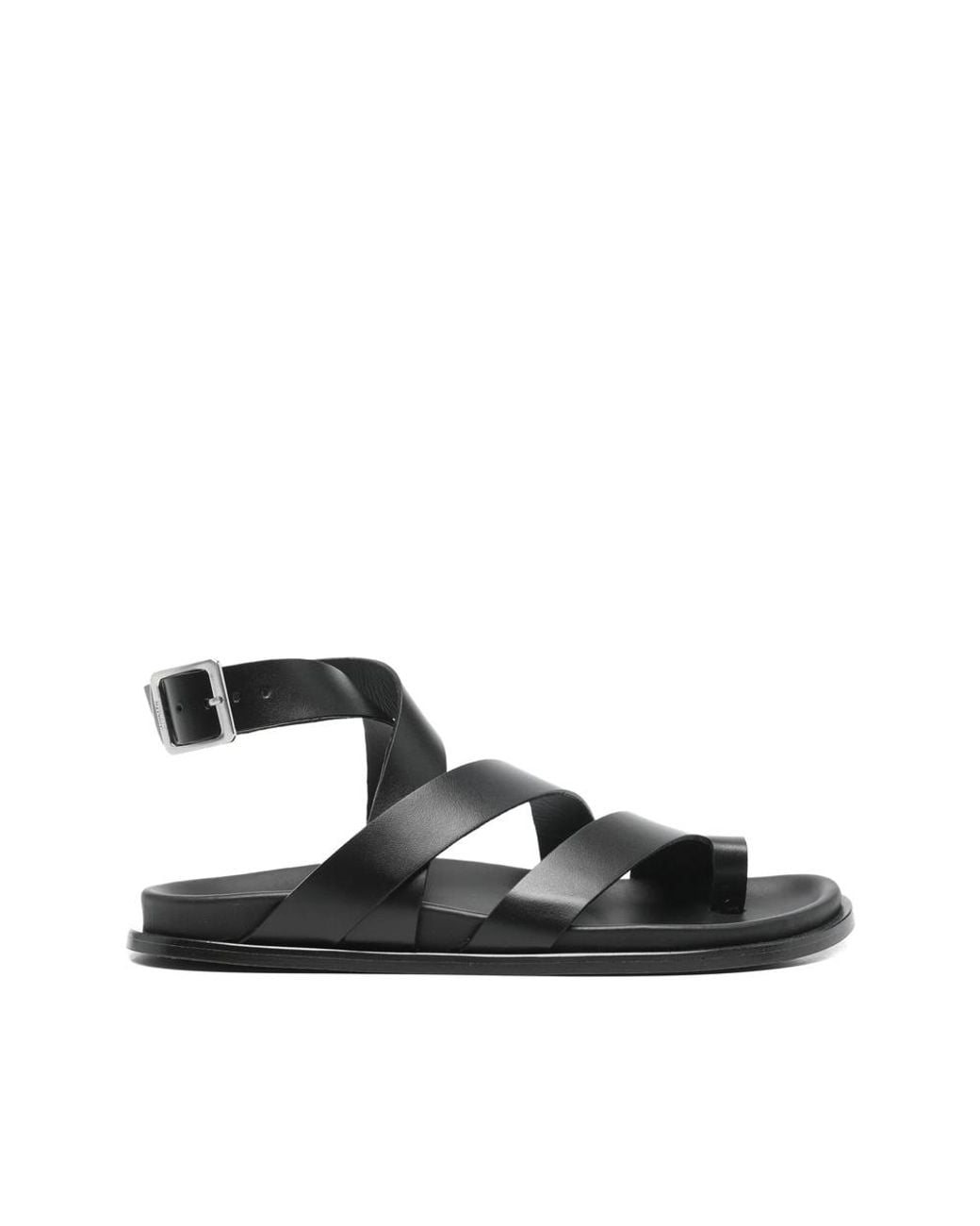 Alohas Black Tide Toe Strap Sandals