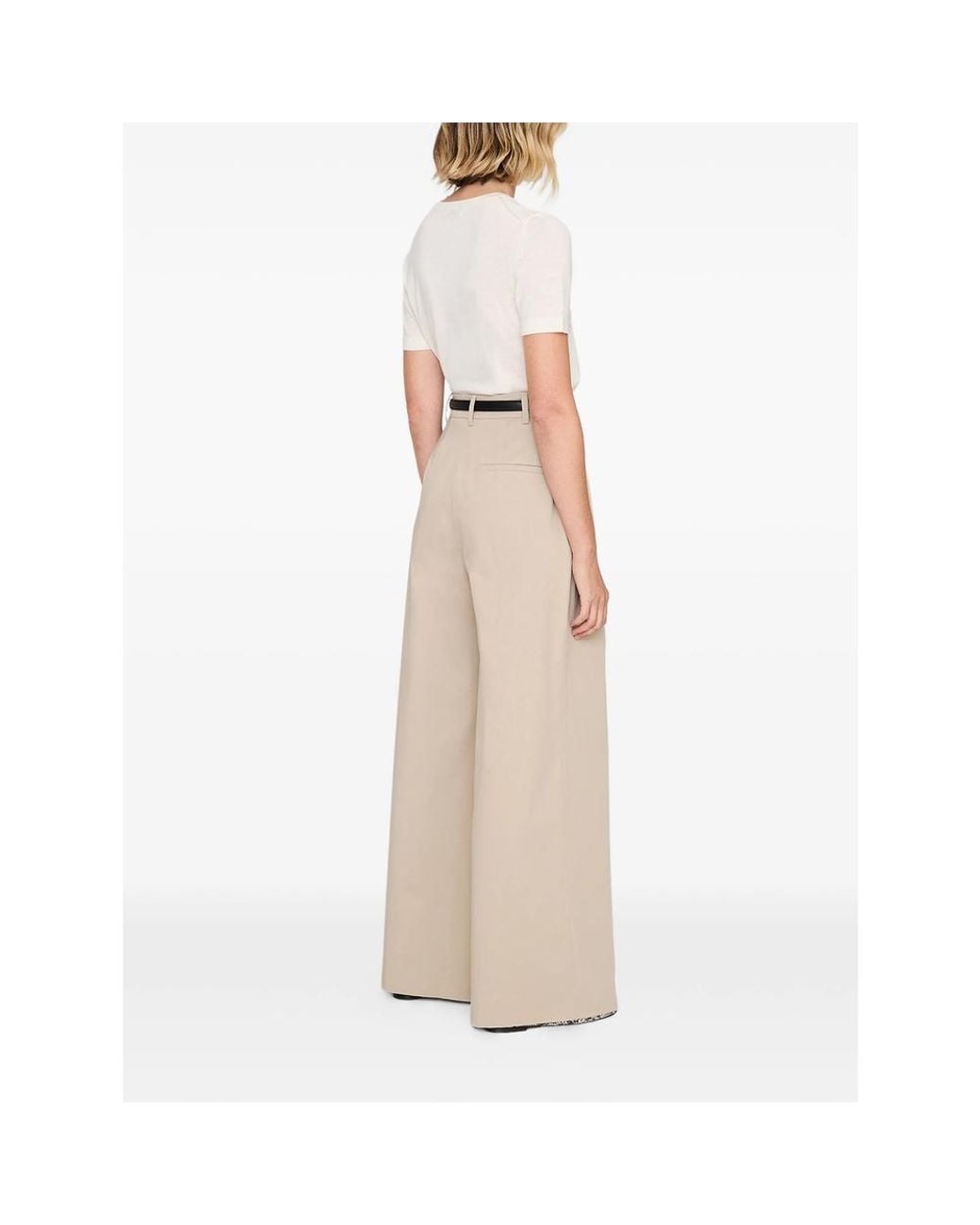 Anine Bing Natural Trousers _ Co Ela