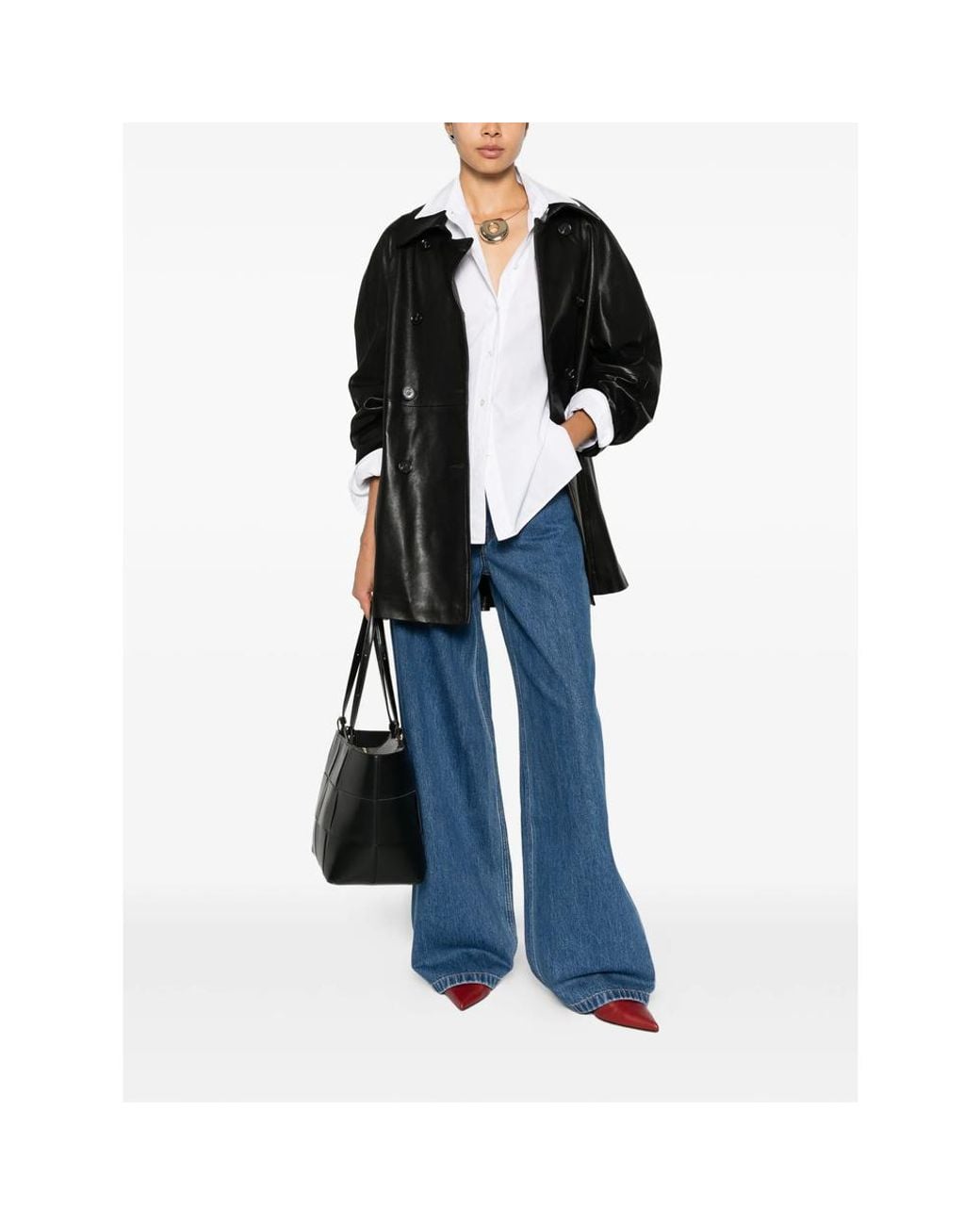 Joseph Blue Wide Jeans