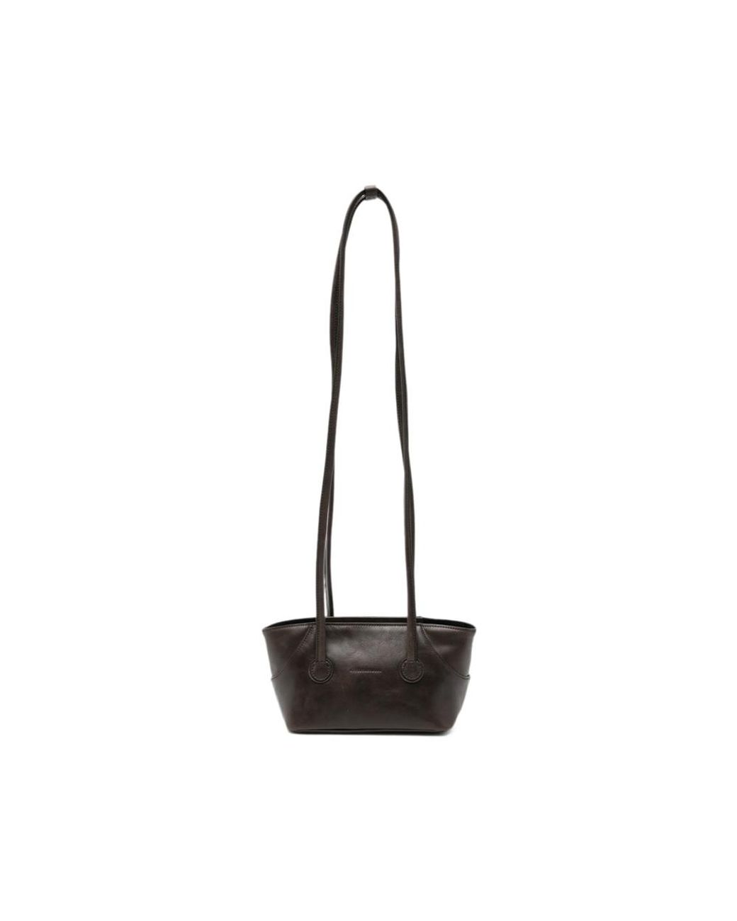 MARGE SHERWOOD Black Leather Crossbody Bag