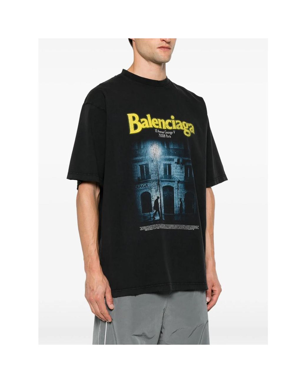 Balenciaga Black T-Shirts & Vests for men