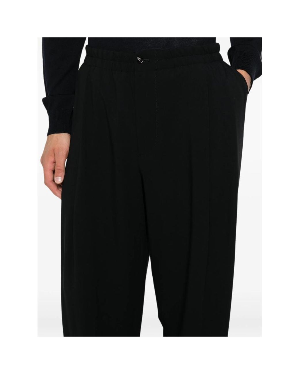 Giorgio Armani Black Trousers for men
