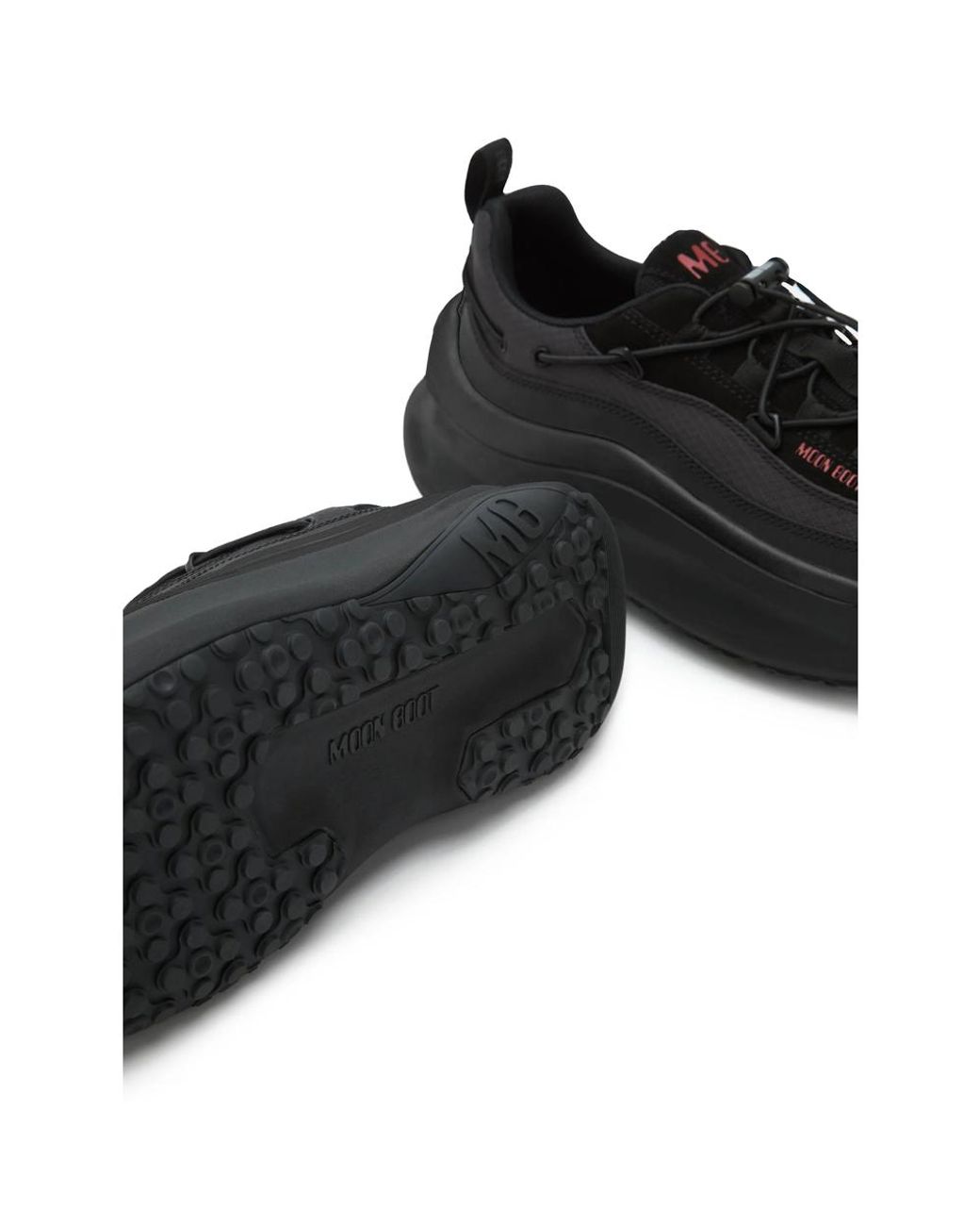 Moon Boot Black Moon247 Xlace Sneakers for men