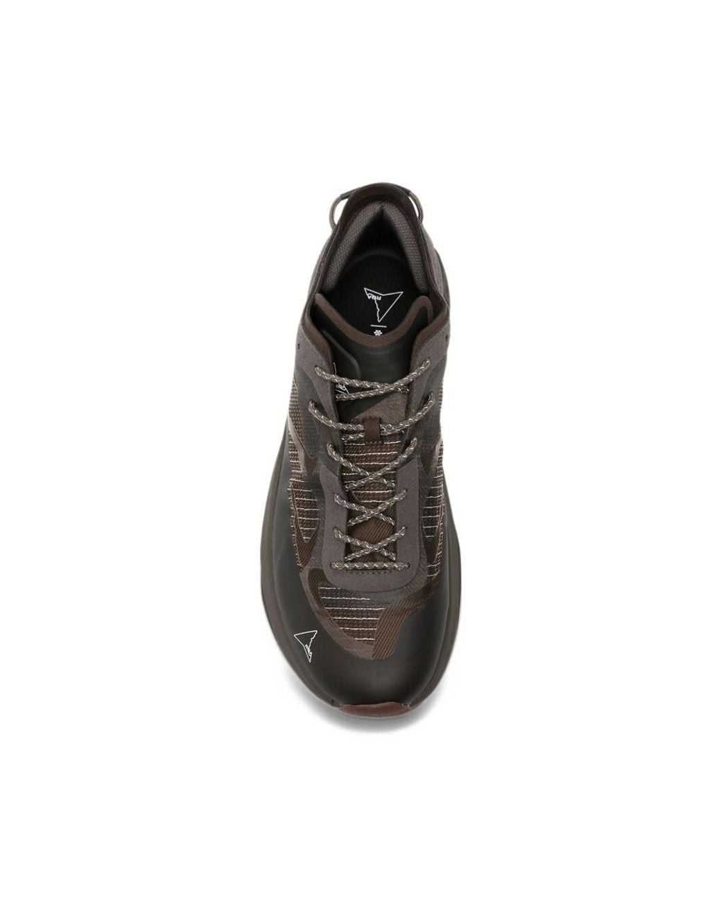 Roa Brown Paneled Mesh-Trim Sneakers for men