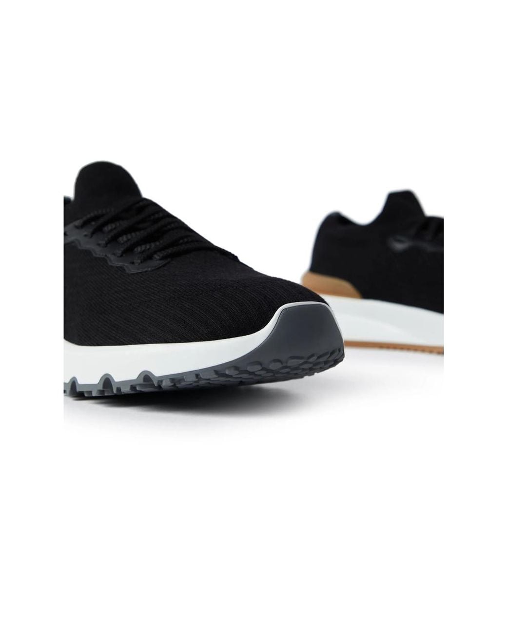 Brunello Cucinelli Blue Lace-Up Sneakers for men