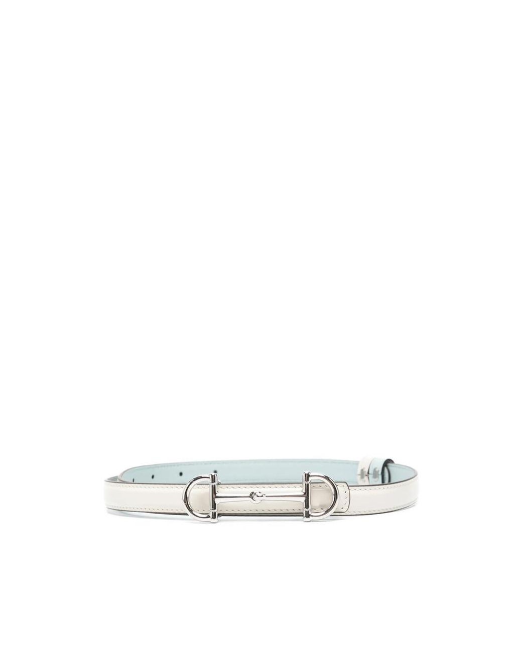 Gucci White Neutrals Belts