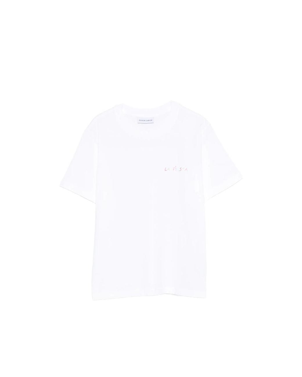 Maison Labiche White Lettering T-Shirt