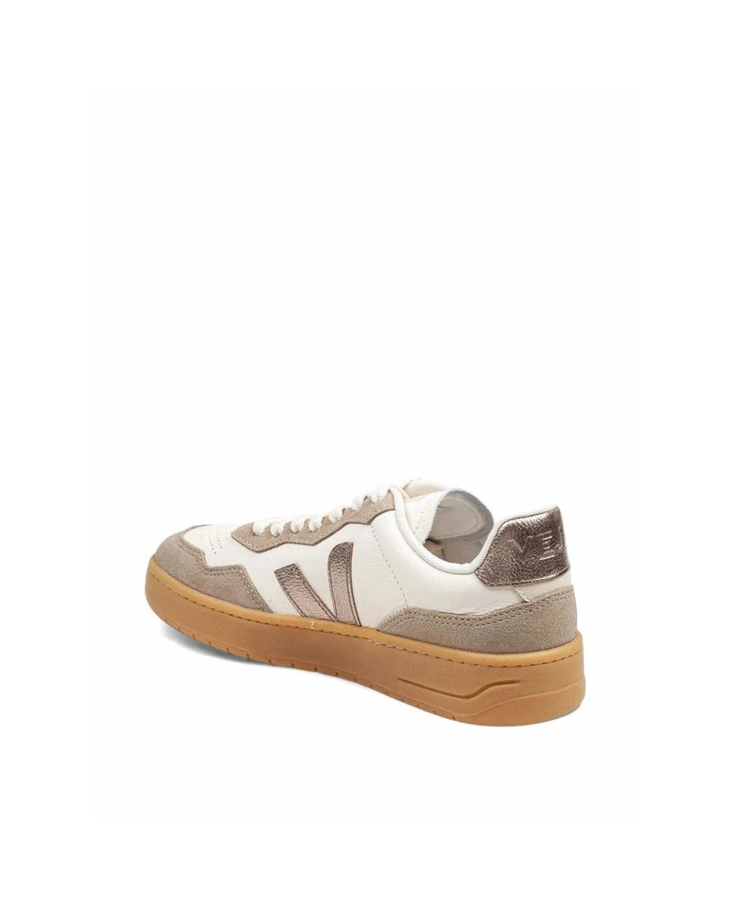 Veja V-90 Leather Pure Bronze Natural Sneakers