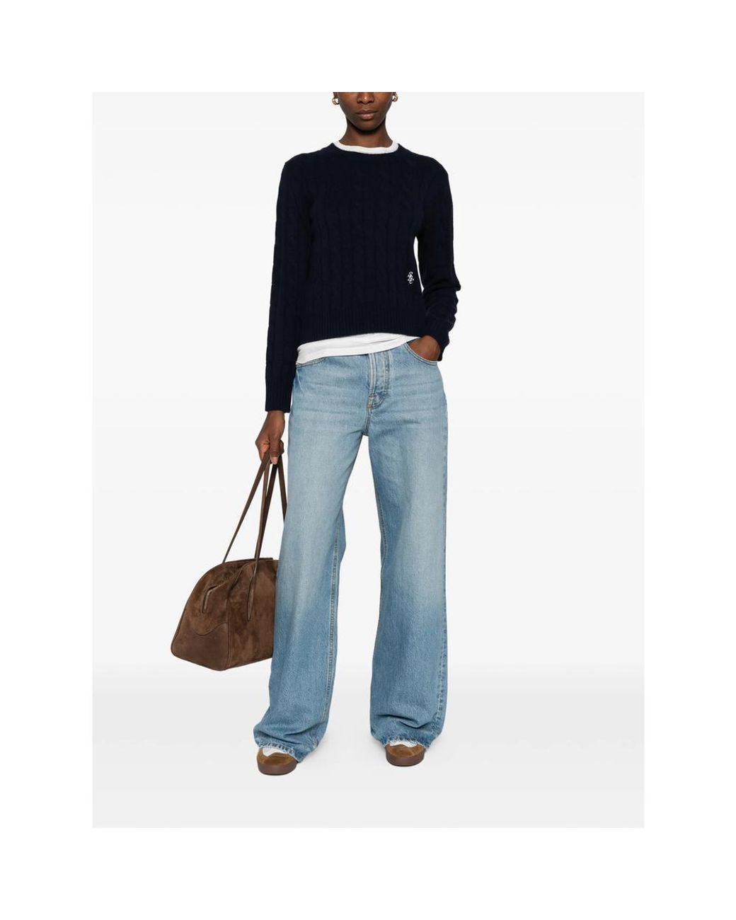 Sporty & Rich Blue Sporty & Rich Knitwear