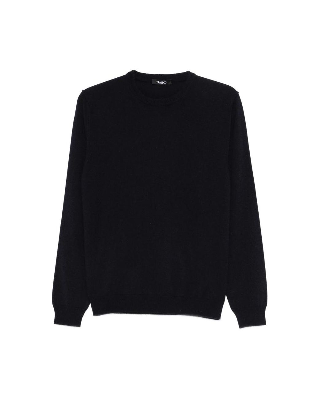 Eraldo Black Crew-Neck Sweater for men