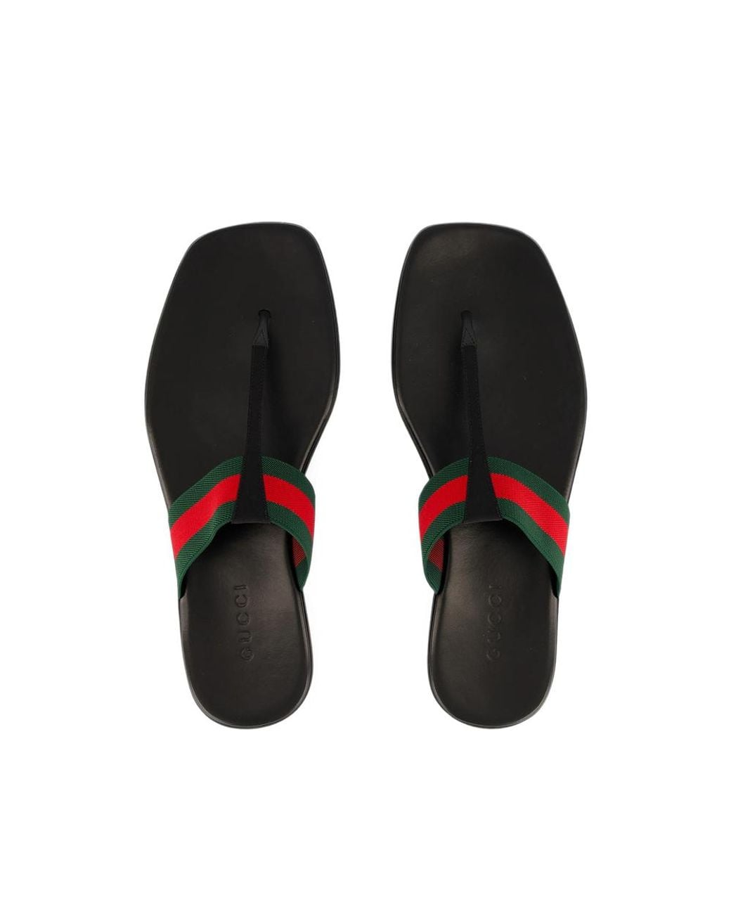 Gucci Multicolor Web-Stripe Sandals for men