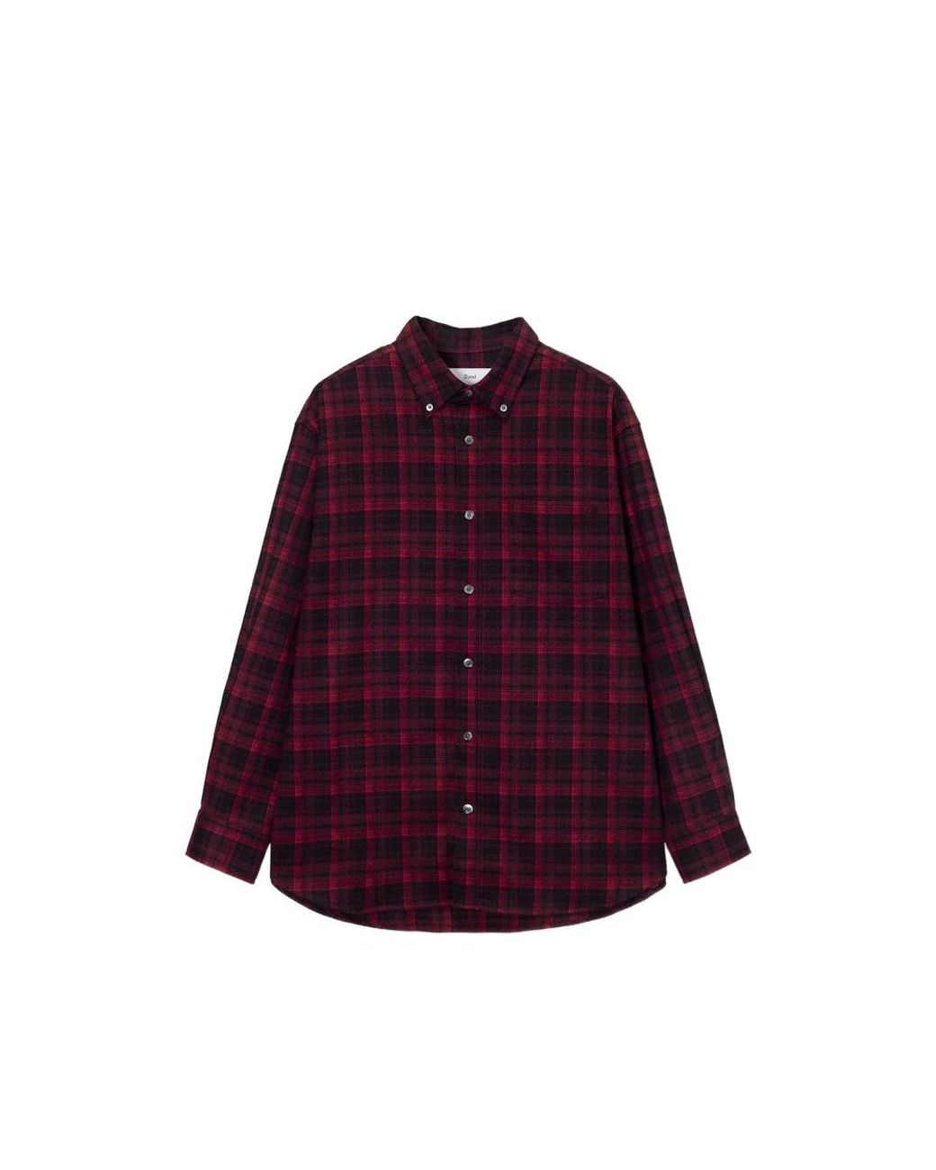 DUNST Purple Check-Pattern Shirt for men