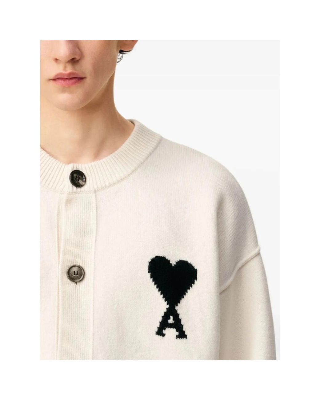 AMI Natural Neutrals Sweaters & Knitwear for men