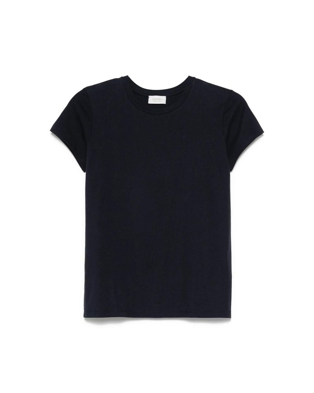 CAMICERIA MAZZARELLI Blue Short-Sleeve T-Shirt