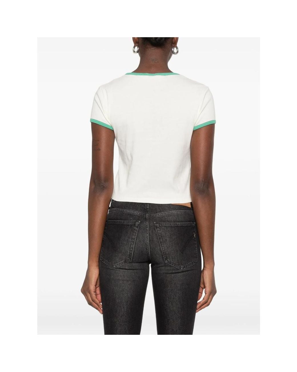 Mother Green Graphic-Print Ringer T-Shirt