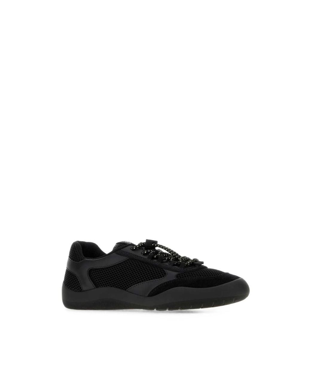 Prada Black Speedrock Sneakers