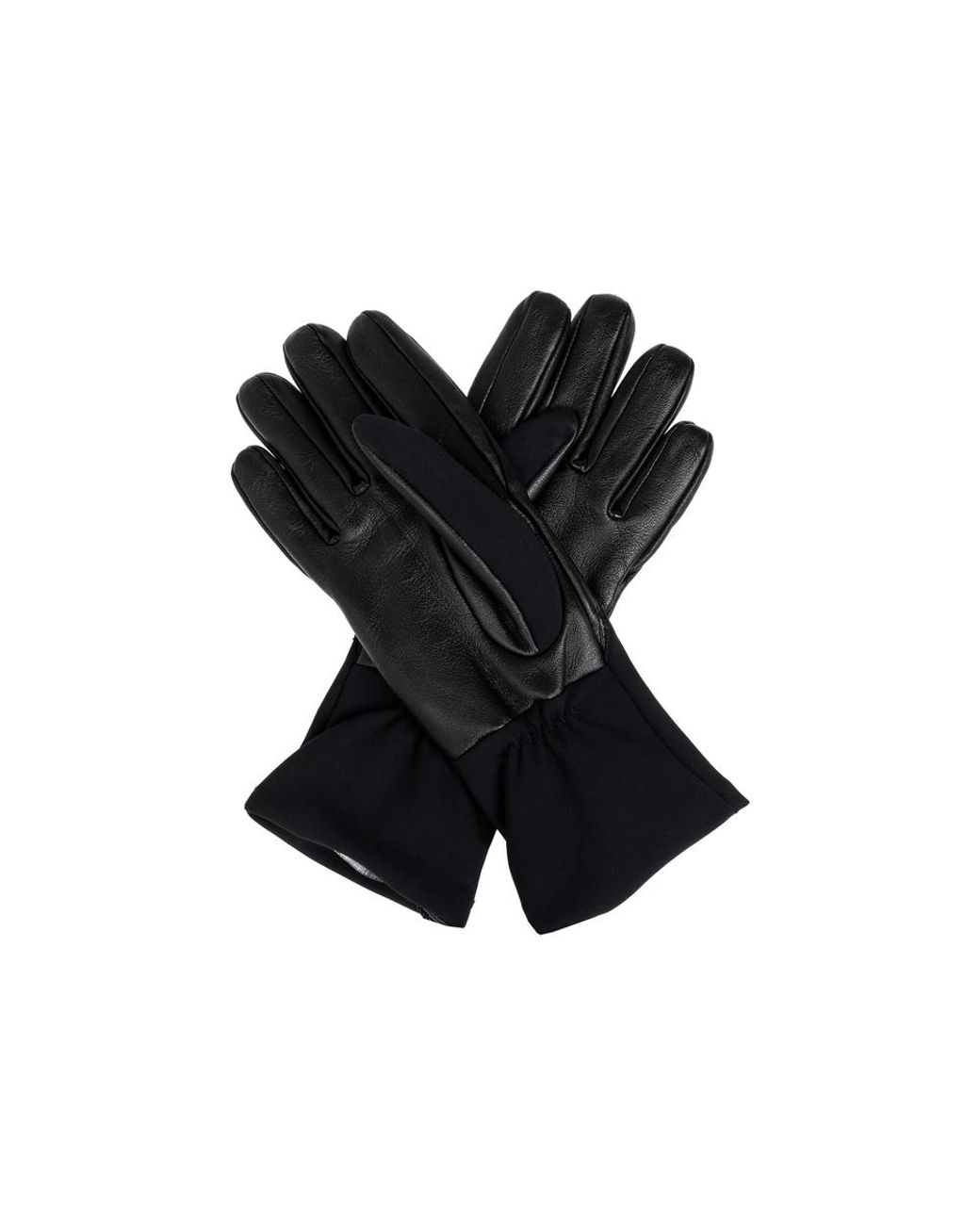 Canada Goose Black Mixed Media Gloves