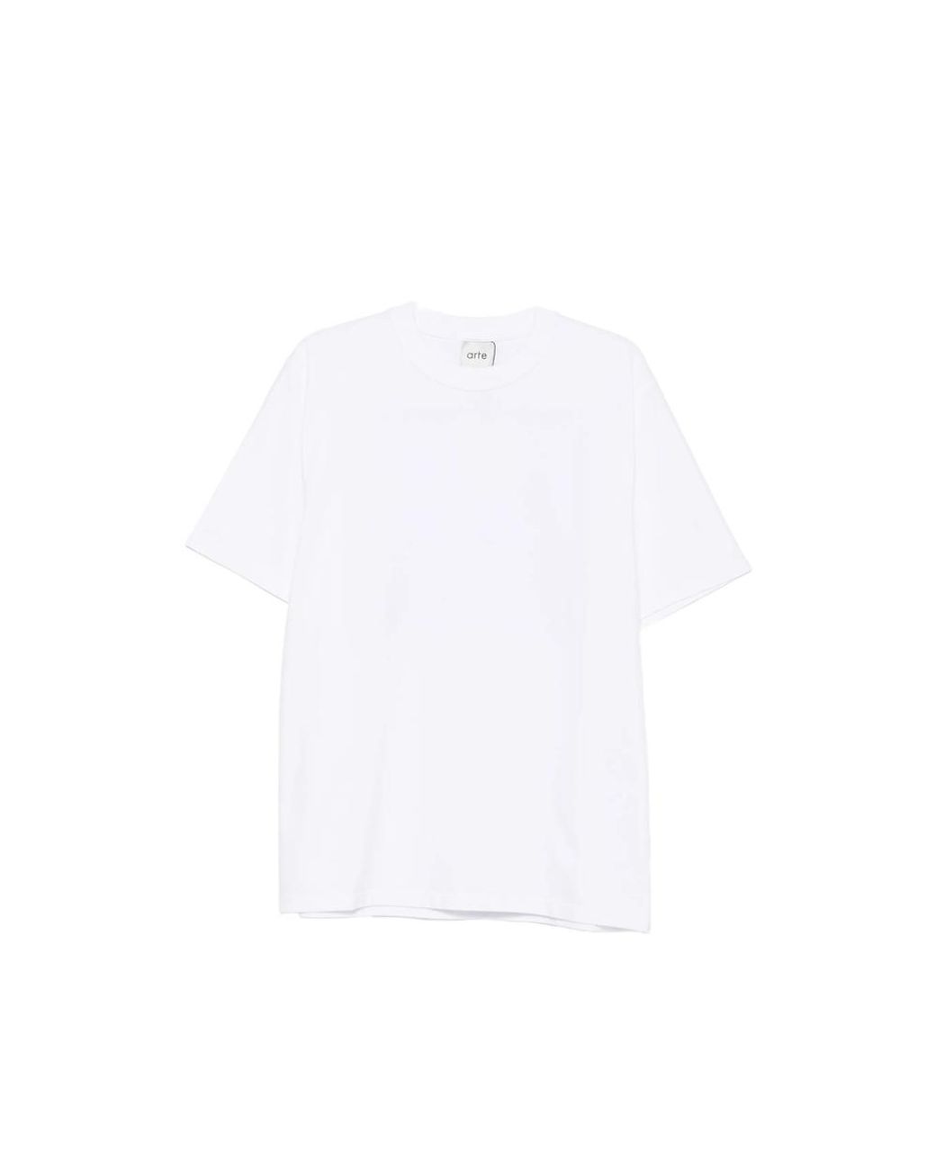 Arte' White Graphic-Print T-Shirt for men