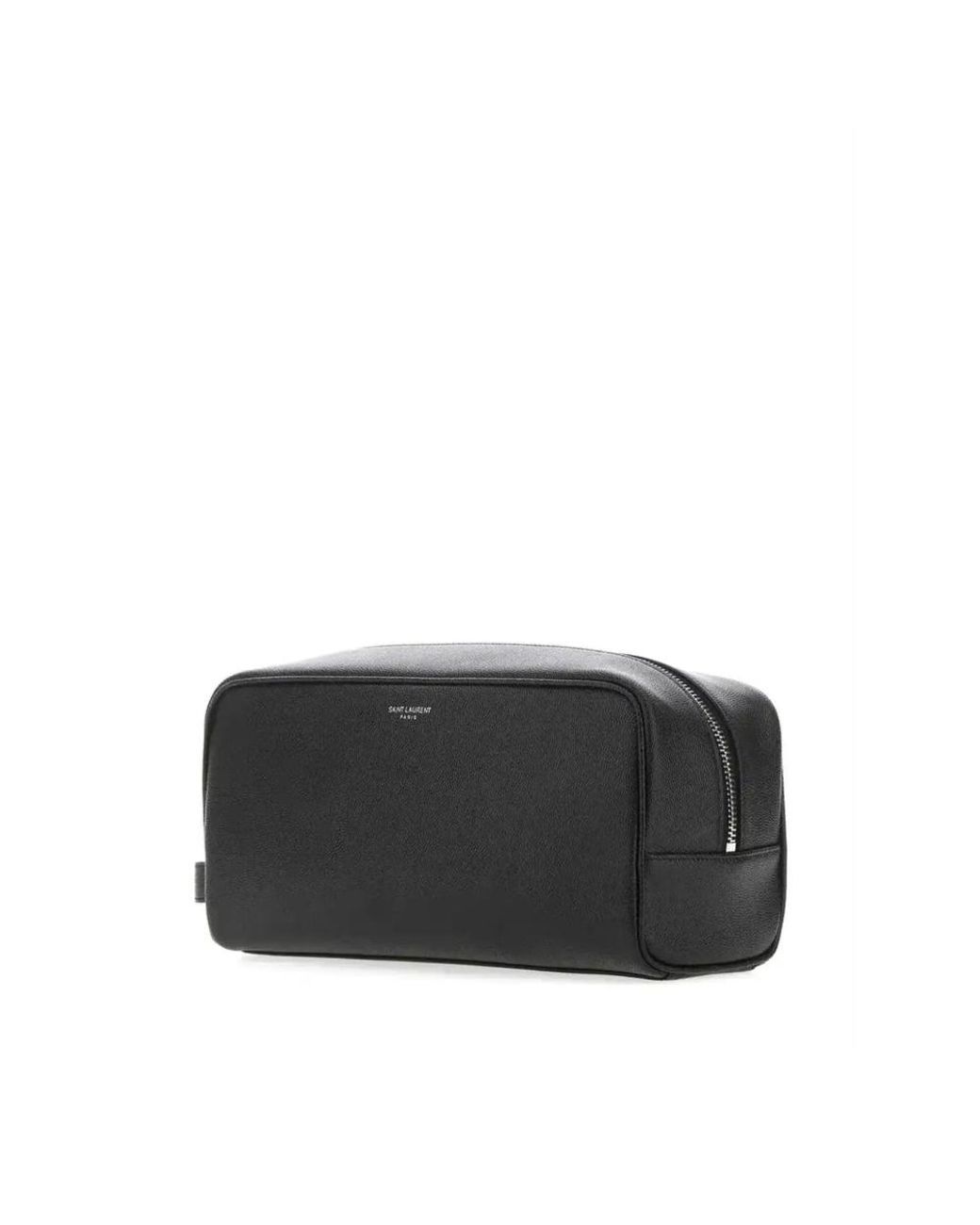 Saint Laurent Black Wash Bags for men