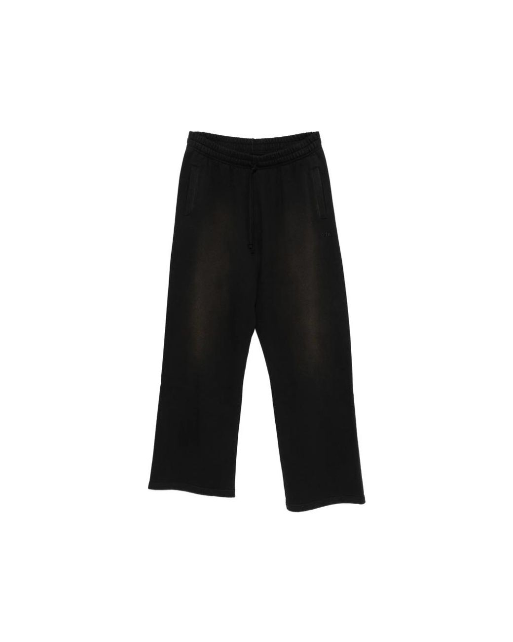 Arte' Black Drawstring Track Pants for men