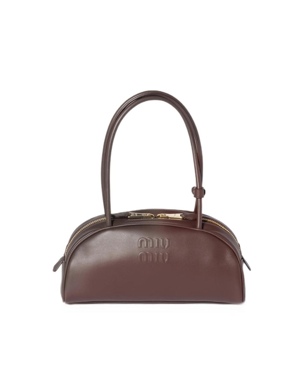 Miu Miu Brown Shoulder Bags