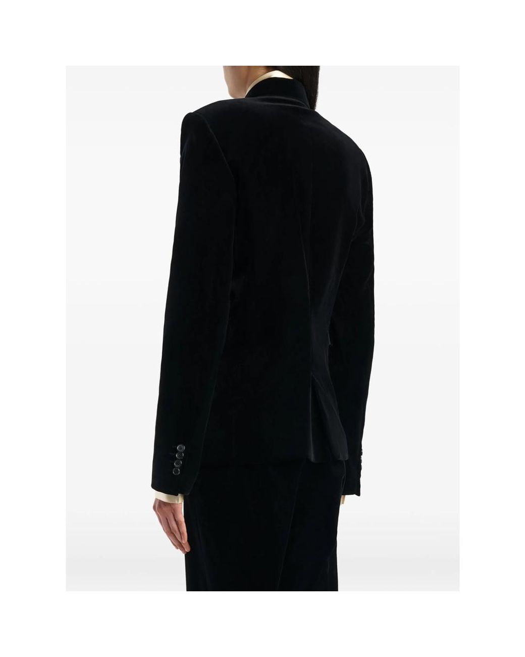 Khaite Black Rolo Jacket