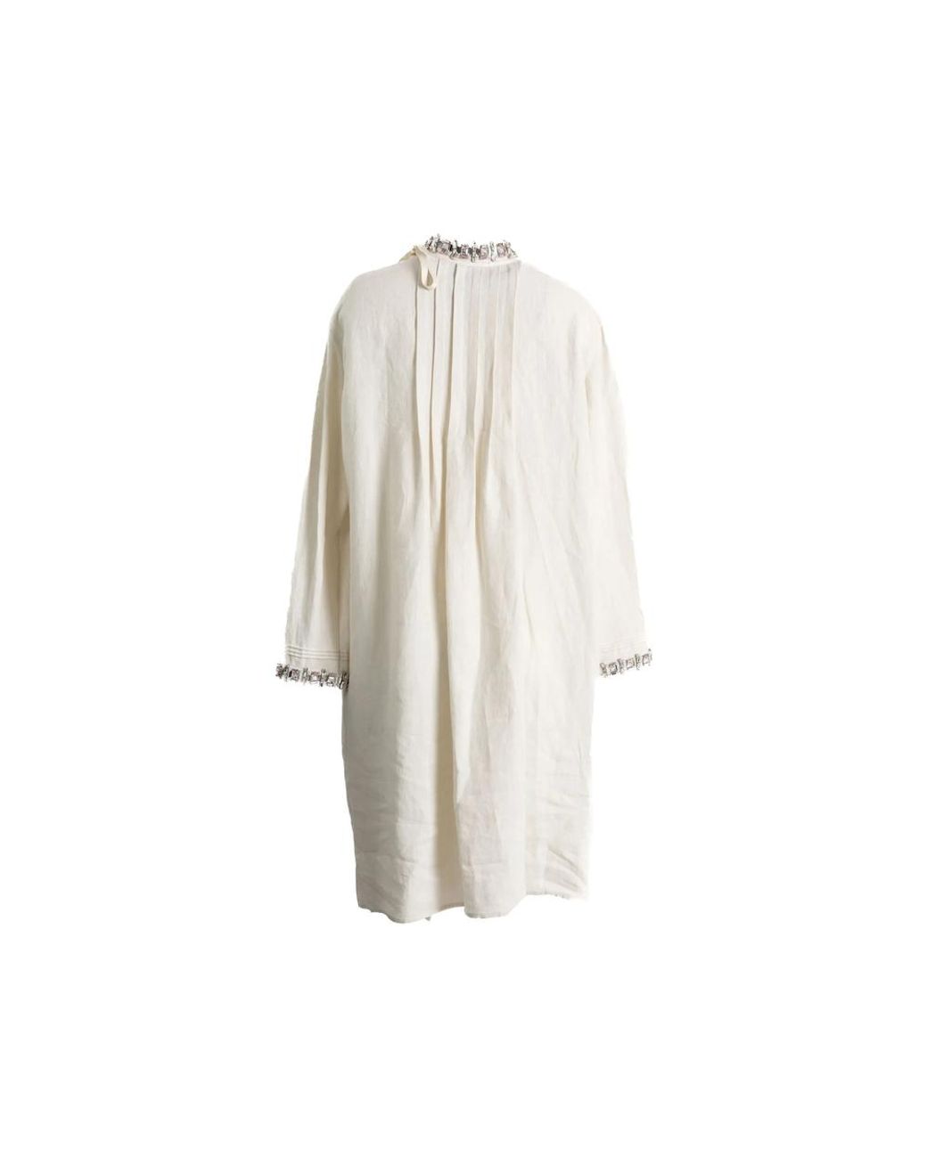 Prada White Neutrals Dresses
