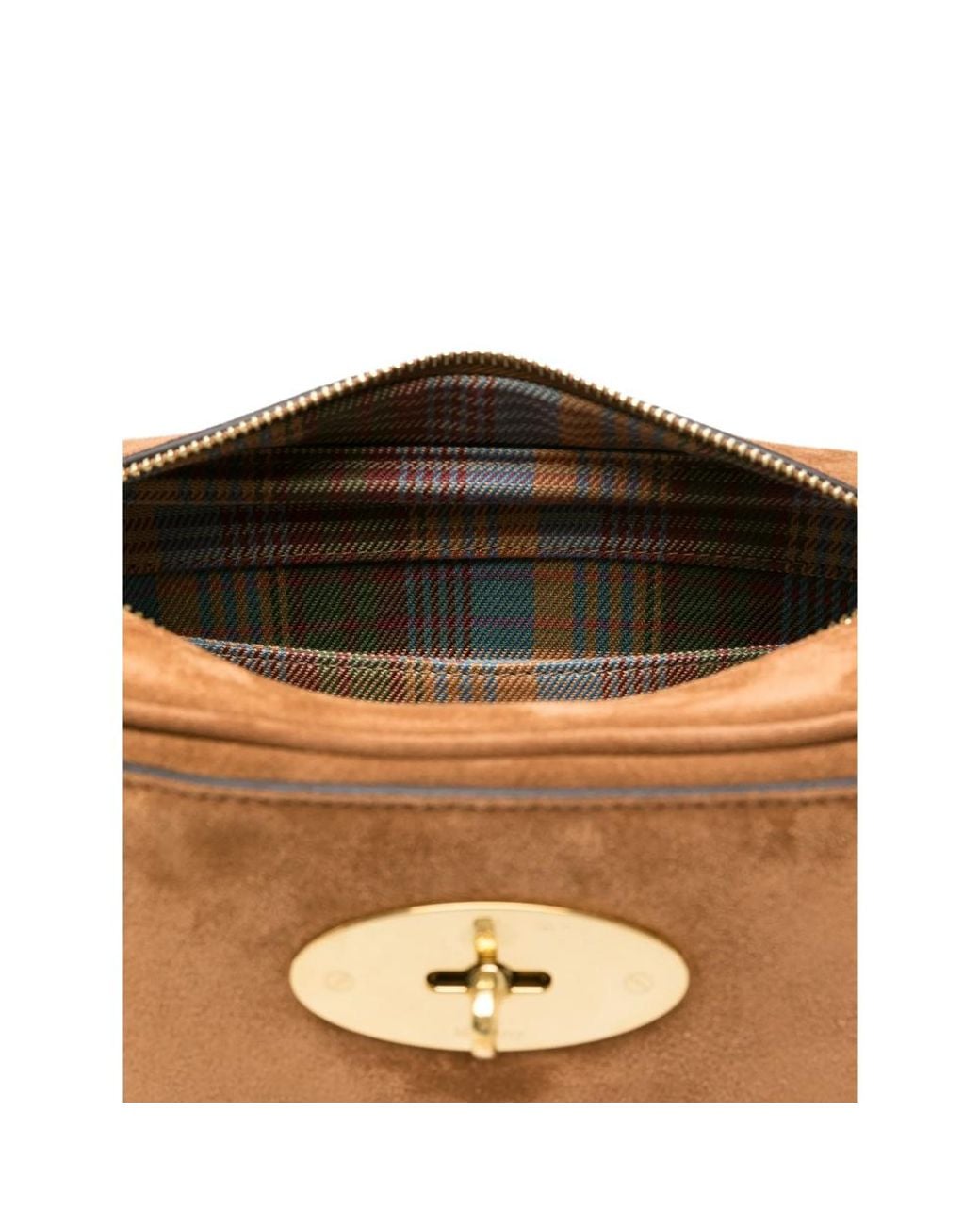Mulberry Brown Postman's Lock Shoulder Bag