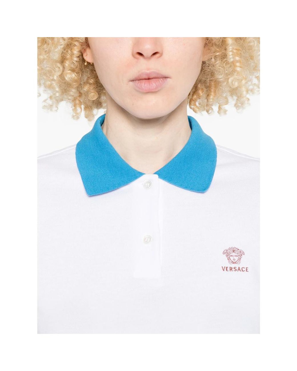 Versace Blue Tops
