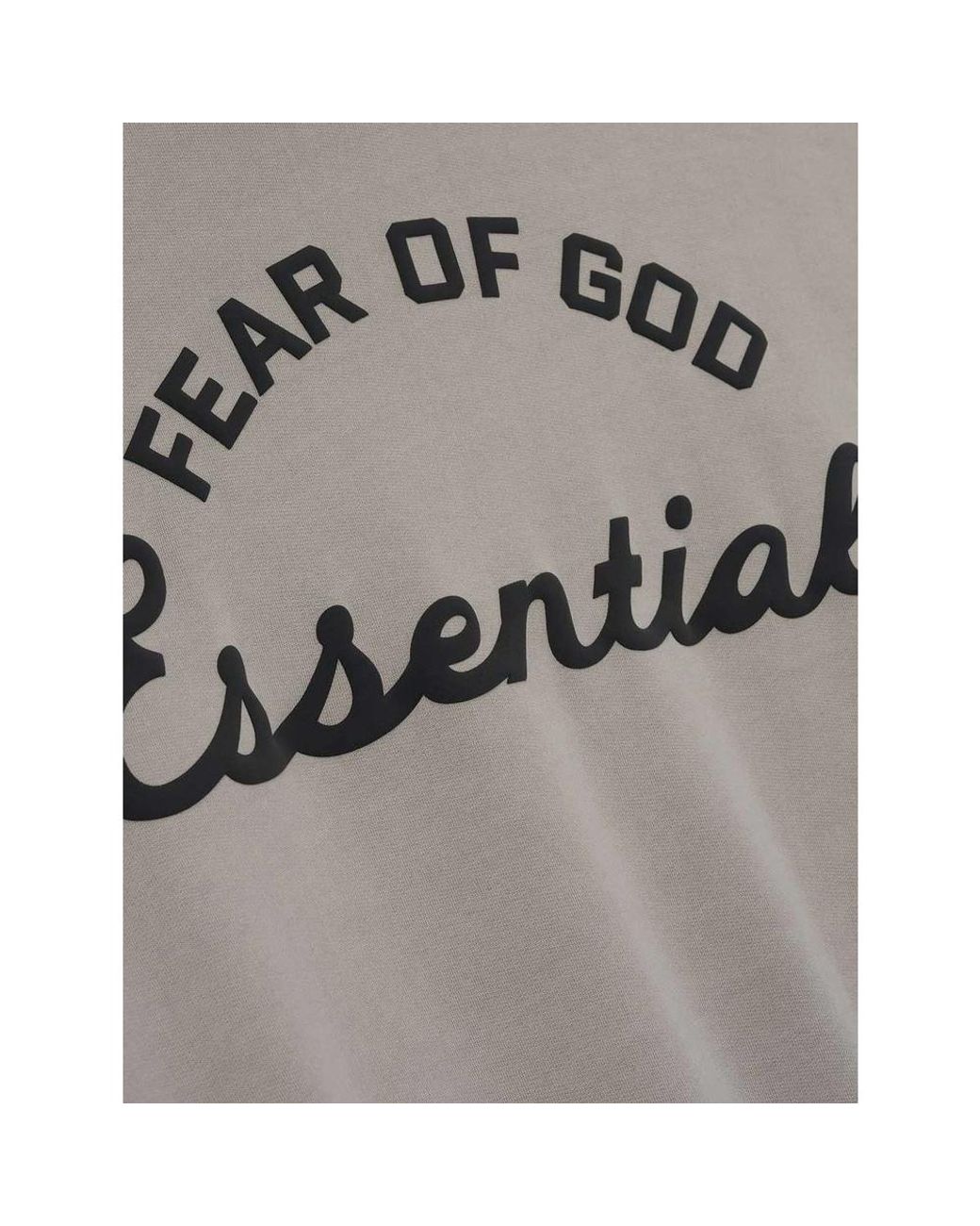 Fear Of God Gray Training 90S Long-Sleeve Hoodie for men