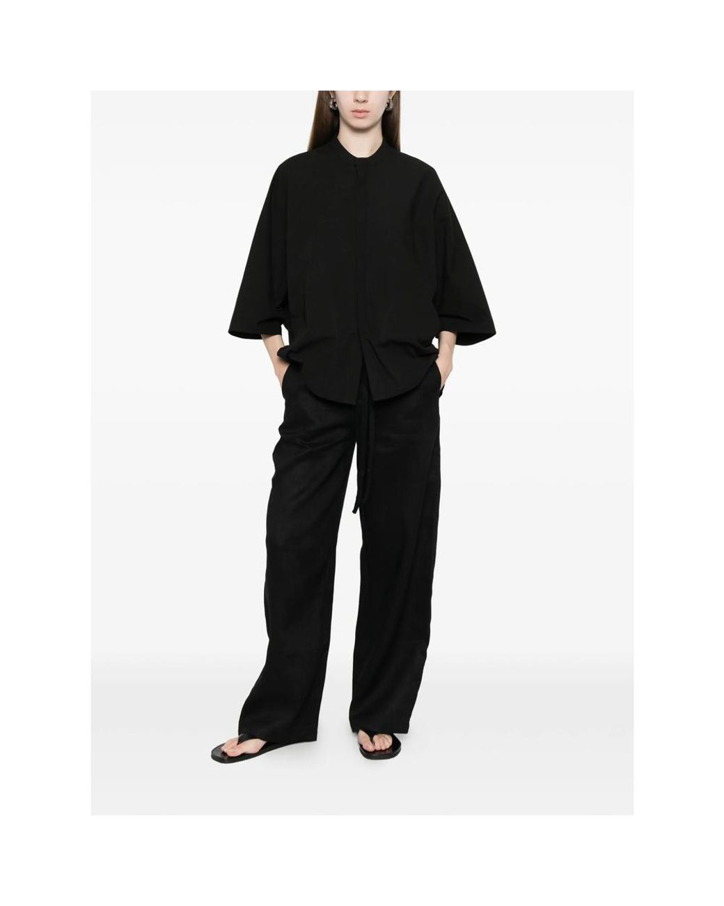 JC Sophie Black Lilian Short Sleeve Pocket Jacket