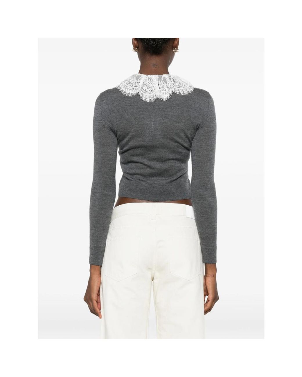 Self-Portrait Gray Sweater