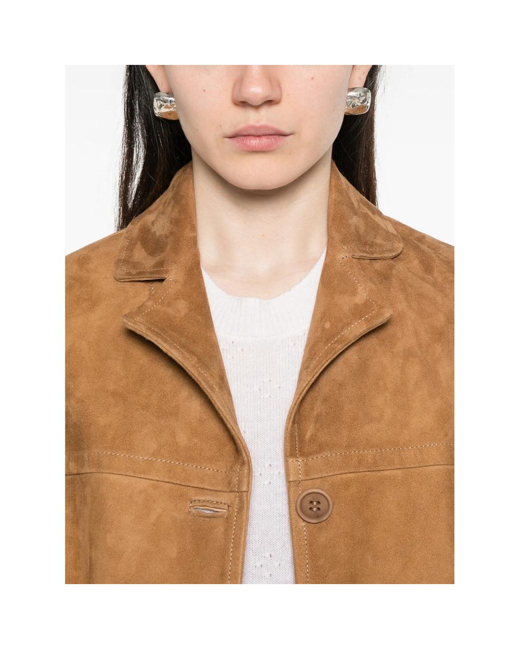 Salvatore Santoro Brown Button-Up Patch-Pocket Jacket