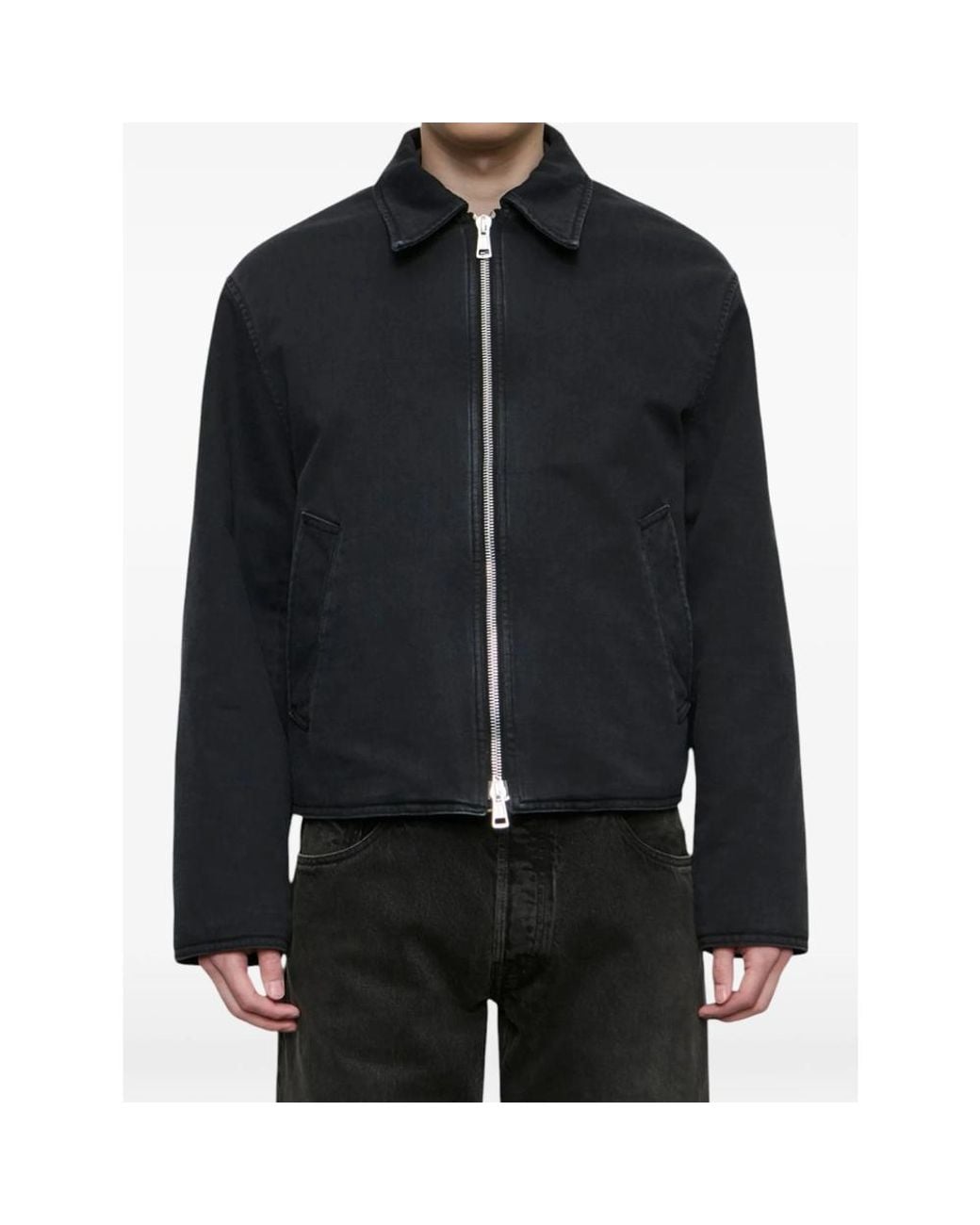 Our Legacy Black Slight Zip-Up Jacket for men