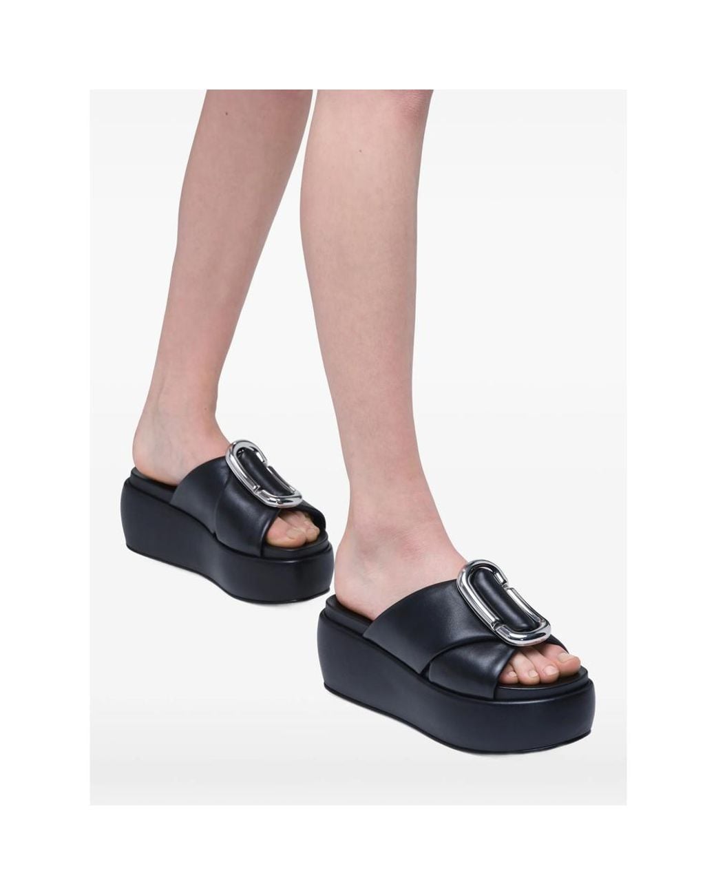 Marc Jacobs Blue The Pop J Marc Platform Sandals