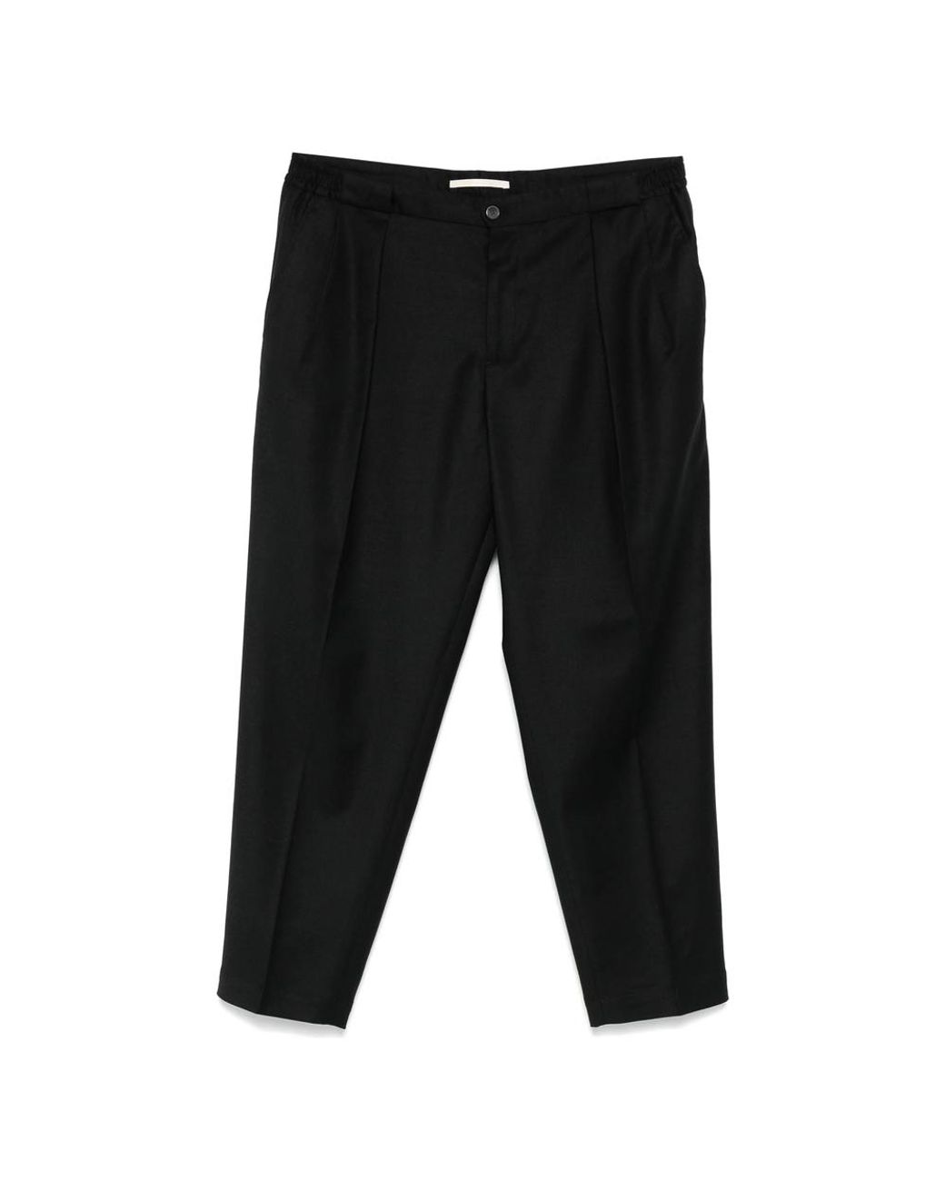 Briglia 1949 Black Pleated-Pocket Trousers for men