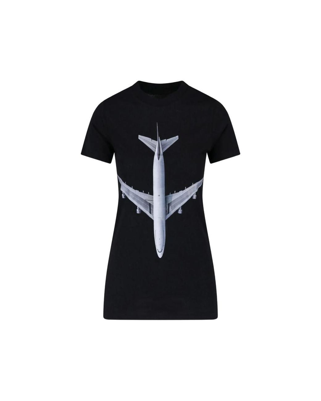 ERL Black Plane Printed T-Shirt for men