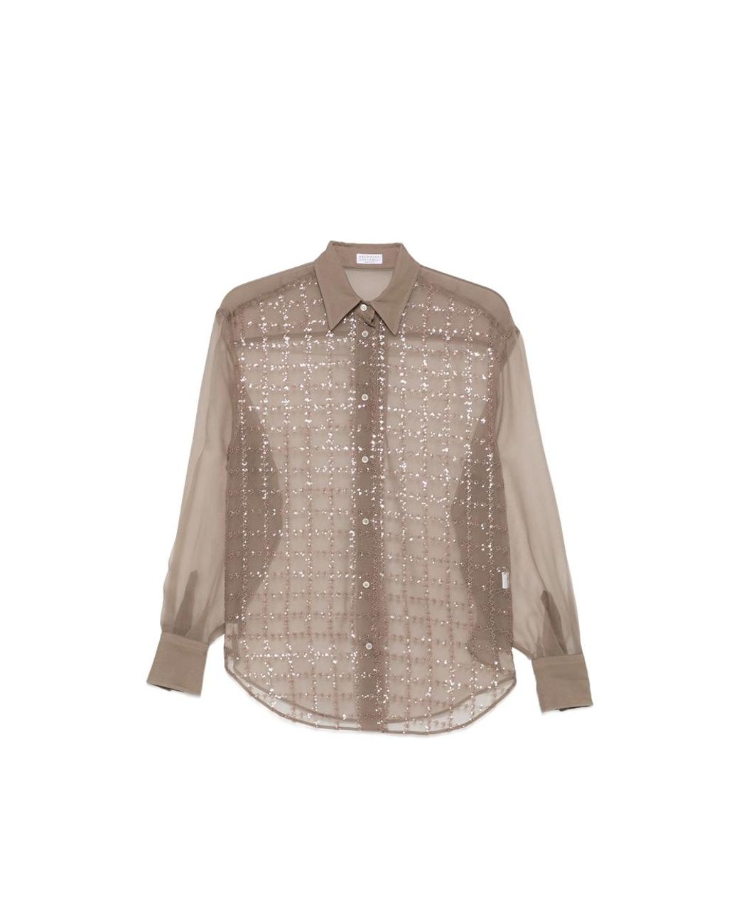 Brunello Cucinelli Brown Tops