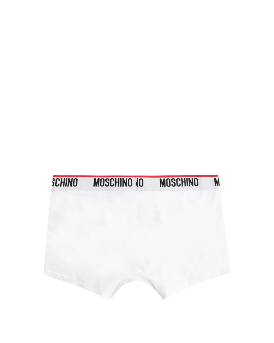 Moschino White Logo-Strap Boxers (Set Of Two) for men