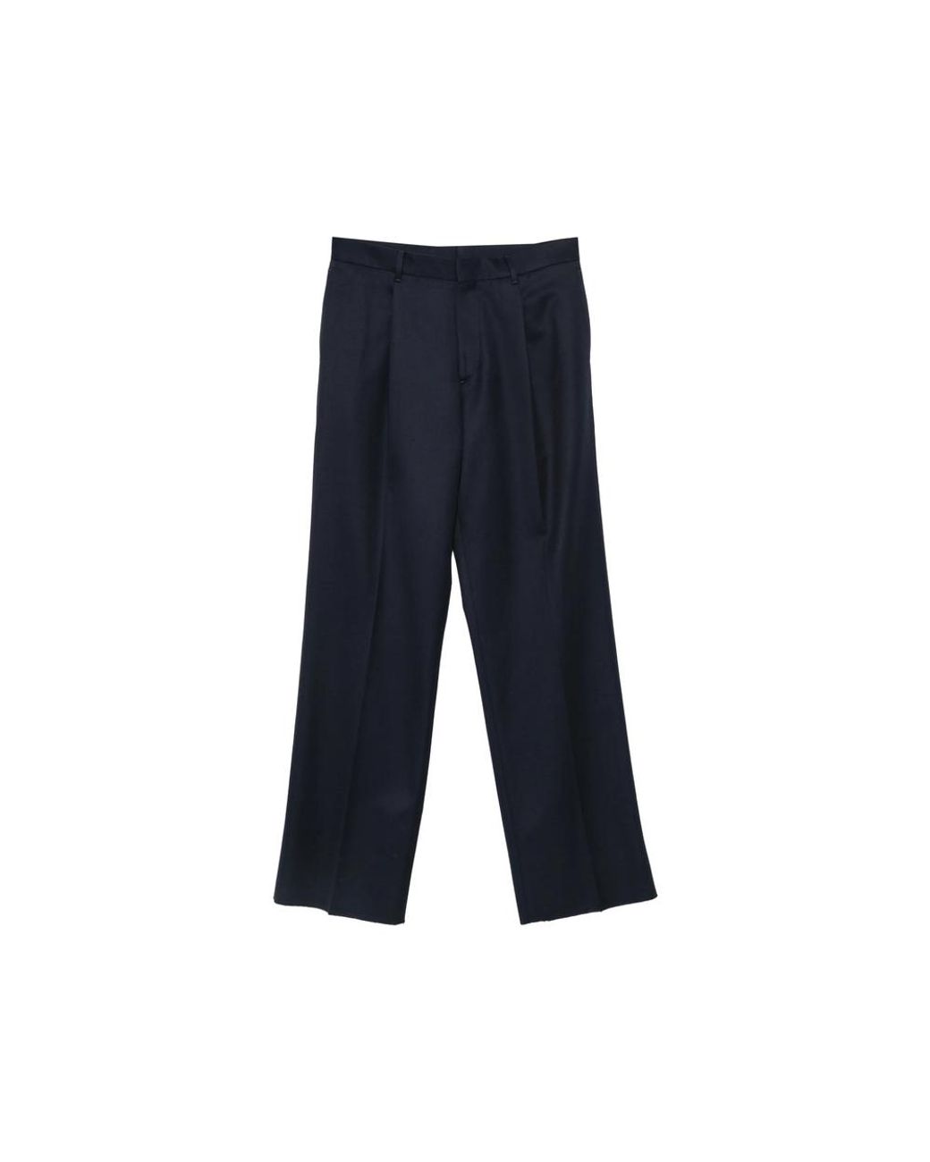 Lardini Blue Pleated Wide-Leg Trousers for men