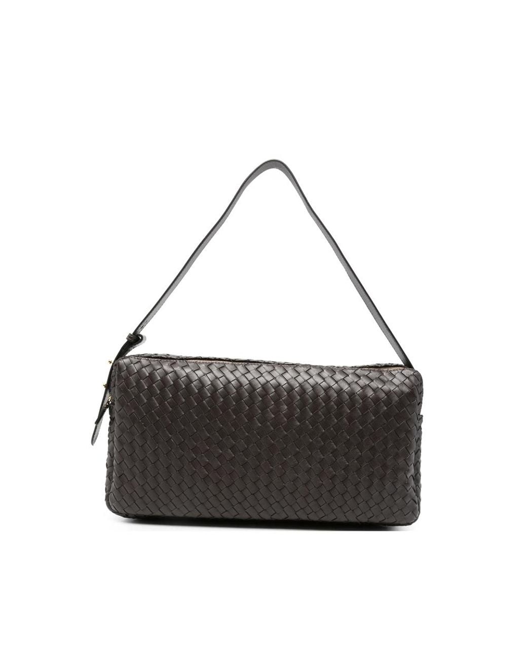 Elleme Black Large Trousse Leather Shoulder Bag